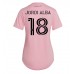 Inter Miami Jordi Alba #18 Hemma matchtröja Dam 2023-24 Kortärmad Billigt